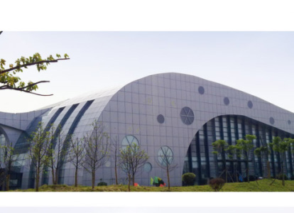 河津会议中心外景网架工程